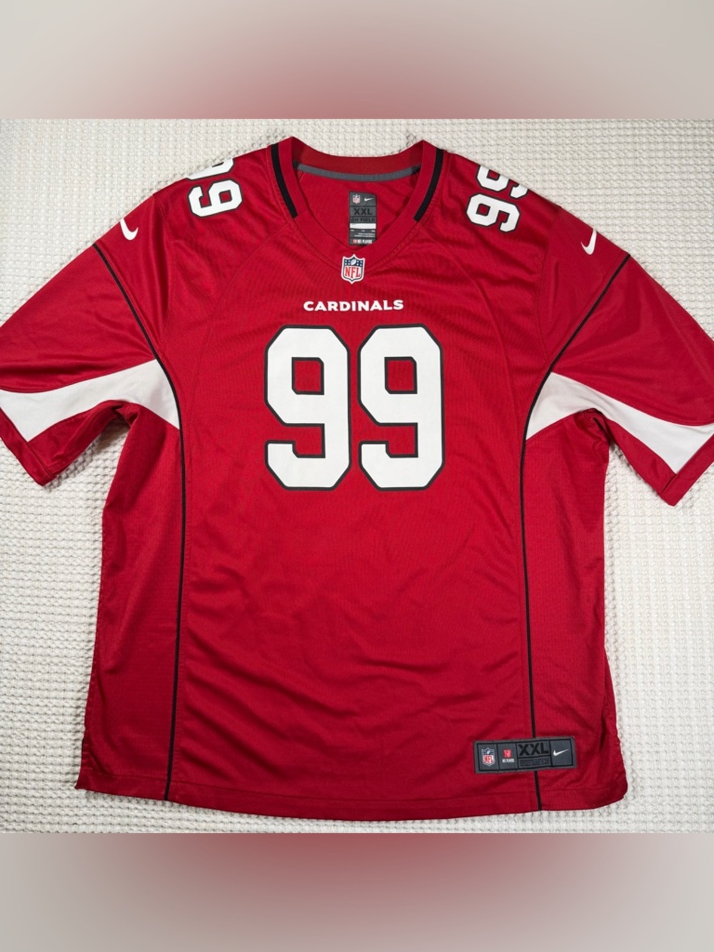 Nike JJ Watt Cardinals #99 Football Jersey Red NFL On Field Men Size XXL